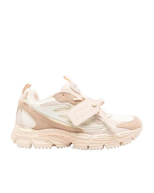 Off-White c/o Virgil Abloh Natural Be Right Back Lace-Up Sneakers