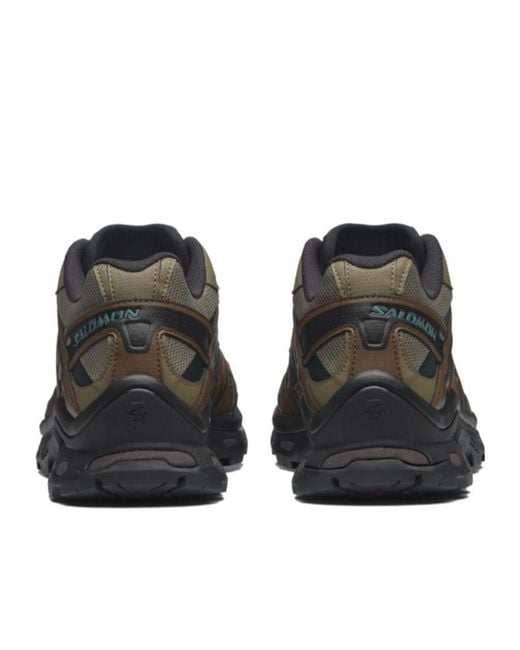 Salomon Lab Brown Salomon Xt-Quest Panelled Low Top Sneakers for men