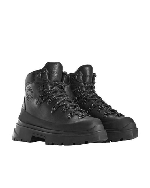 Canada Goose Black Journey Lace-Up Hiking Boots