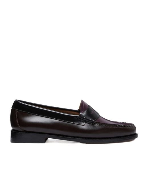 G.H.BASS Black Weejuns Leather Loafers