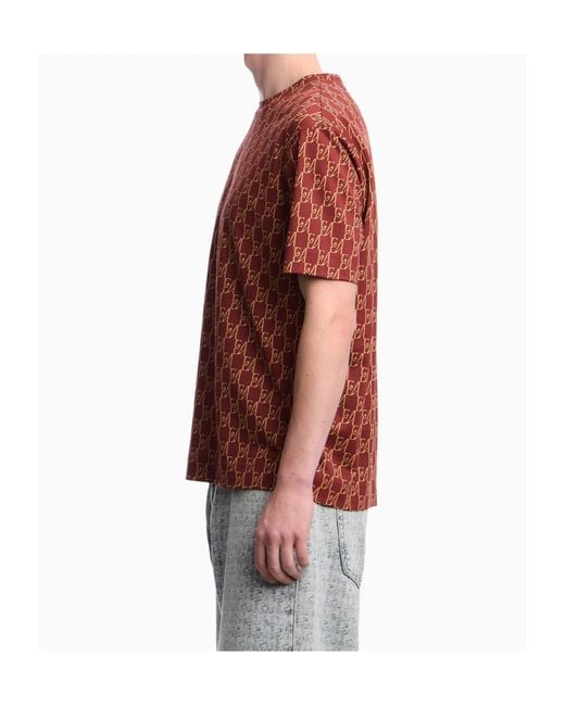 Emporio Armani Red Logo-Print T-Shirt for men