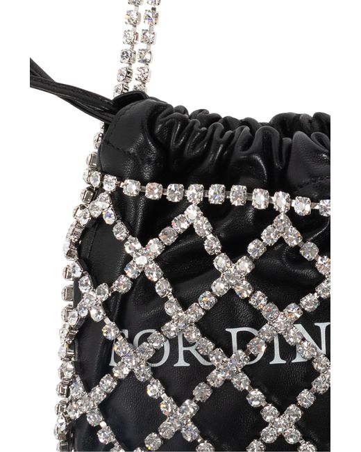 Off-White c/o Virgil Abloh White Embellished Drawstring Tote Bag
