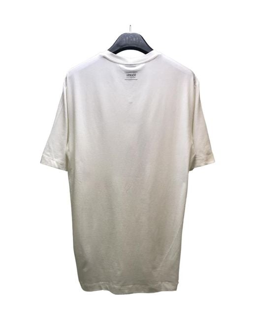 Armani Collezioni Gray Round-Necked T-Shirt for men