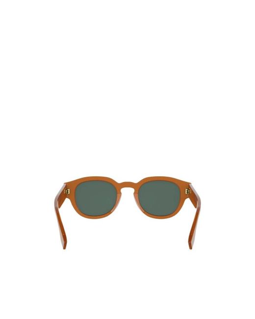 Fendi Multicolor Eyewear Round Frame Sunglasses for men