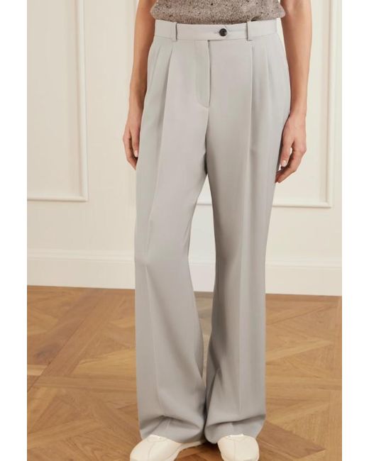 The Row Gray Virgil Pants