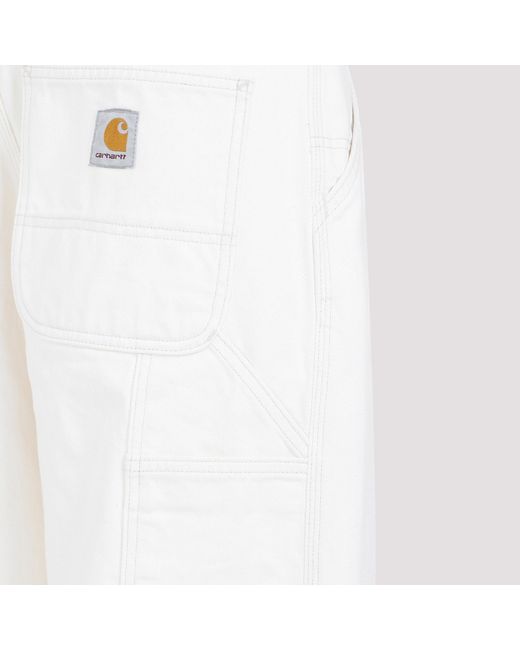 Carhartt White Belt Loop Belt Casual Pants for men