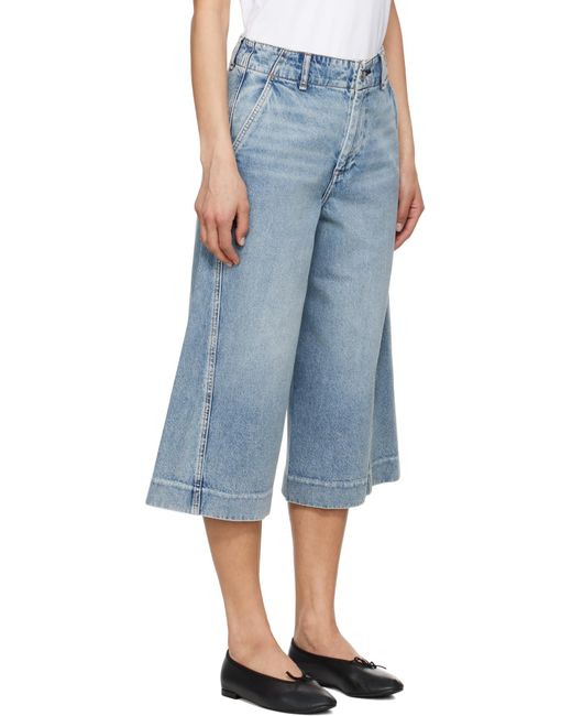 Rag & Bone Blue Tailored Jamie Denim Shorts