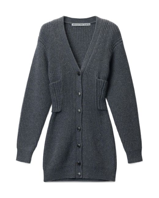 Alexander Wang Gray Pre-Styled Twinset Cardigan