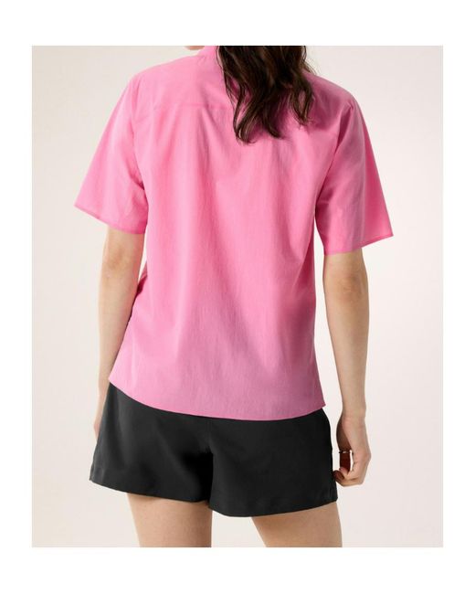 Arc'teryx Pink Olia Shirt Ss
