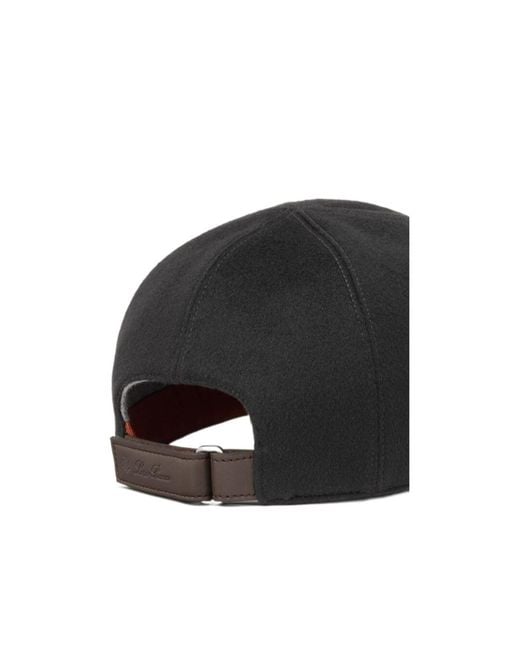 Loro Piana Black Ivy Hat for men