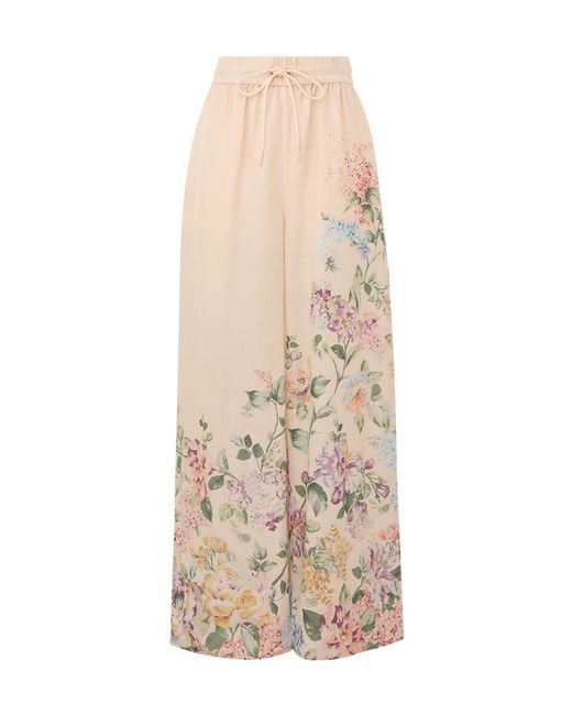 Zimmermann Natural Halliday Relaxed Pants