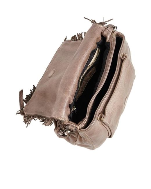 Reptile's House Gray Anfora Shoulder Bag With Woven Flap