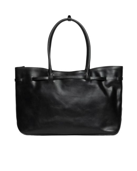 MARGE SHERWOOD Black Double-Handle Handbag