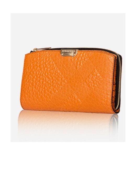 Burberry Orange Logo Wallet