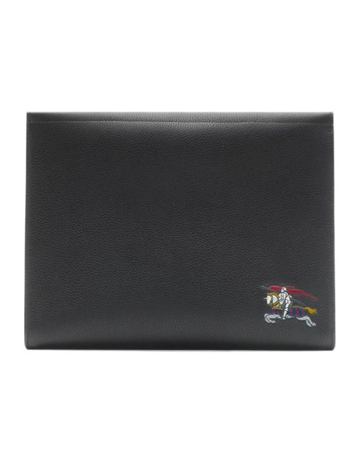 Burberry Black Ekd Printed Pouch for men