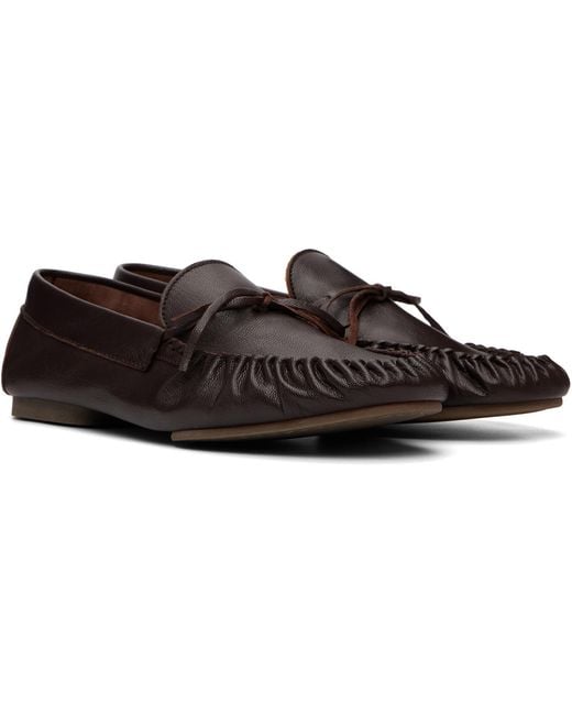 A.P.C. Brown Les Mocassins Souples Loafers for men