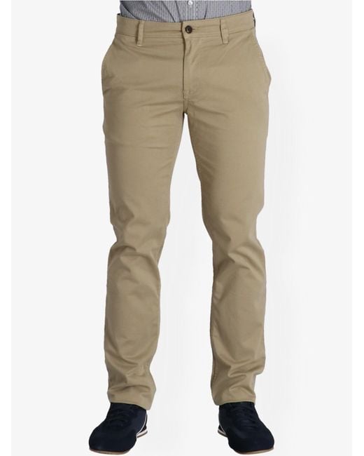 Boss Natural Belt-Loop Casual Pants for men
