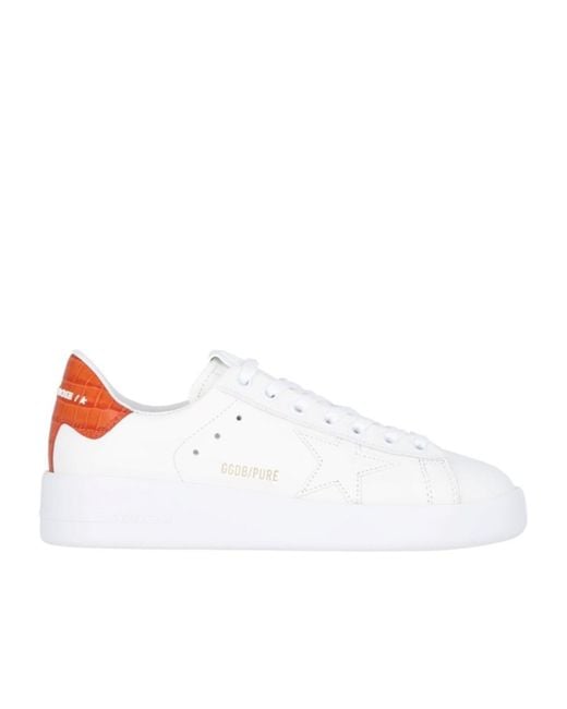 Golden Goose Deluxe Brand White Star Patch Low-Top Sneakers