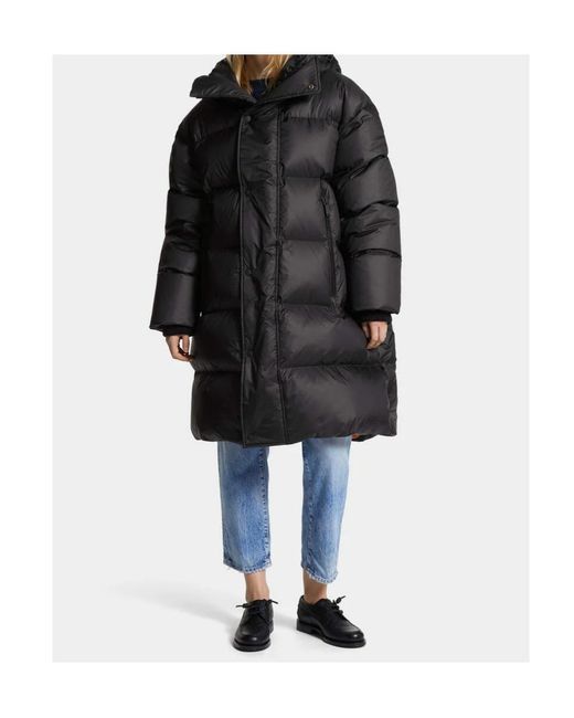 DSquared² Black Long Sleeved Hooded Down Coat