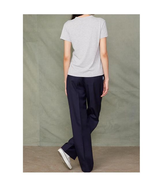 Officine Generale White Round-Neck Organic Cotton T-Shirt
