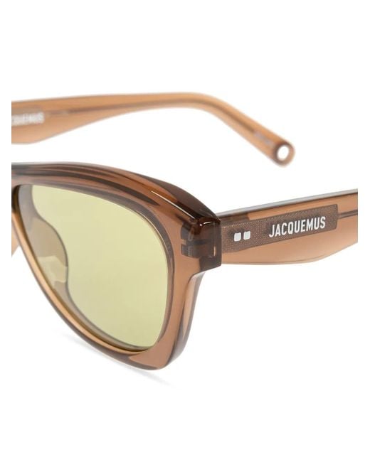 Jacquemus Metallic Jac59 Sunglasses