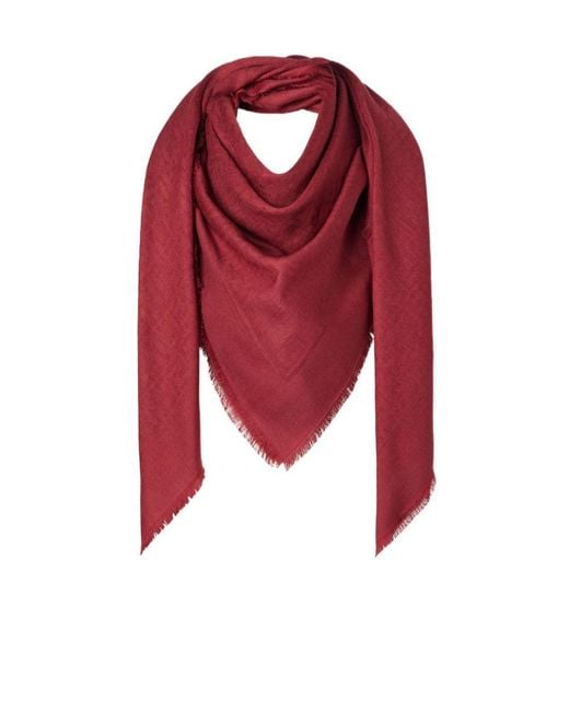 Fendi Red Ff Shawl