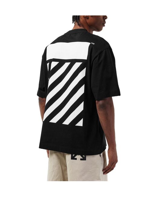 Off-White c/o Virgil Abloh Black Regular Fit Flannel T-Shirt for men