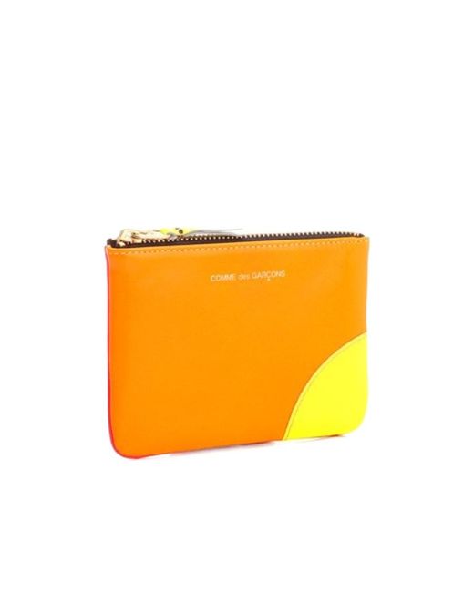 Comme des Garçons Orange Logo Wallet