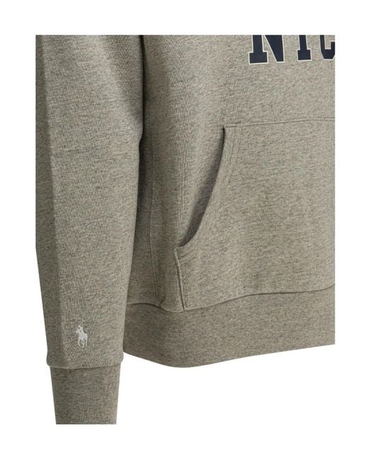 Polo Ralph Lauren Gray Hoodies for men