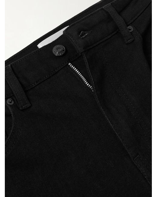 FRAME Black Reboot Crop Stretch High-Rise Bootcut Jeans