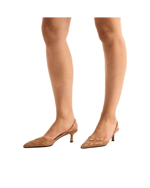 Prada Natural Profile Keeps Slingbacks