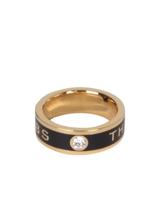 Marc Jacobs White The Medallion Ring