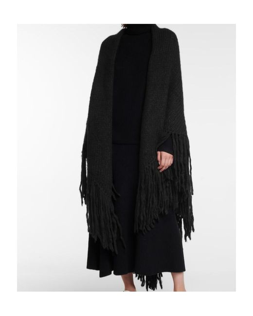 Gabriela Hearst Black Lauren Shawl