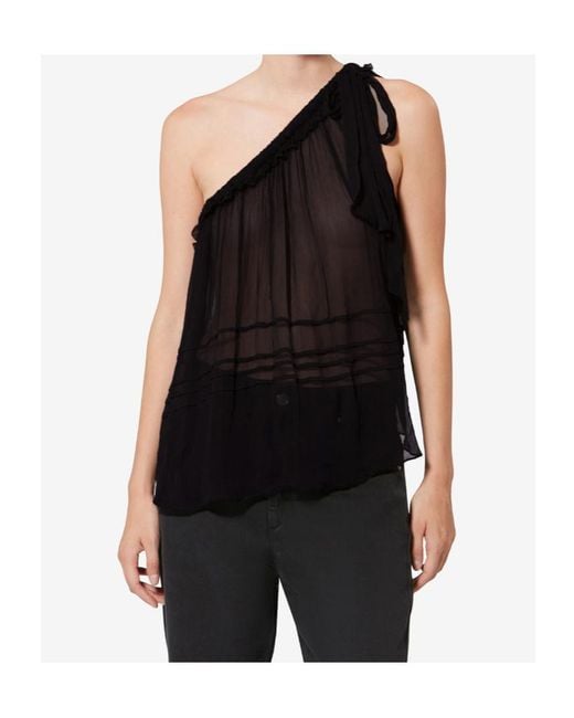 Isabel Marant Black Loeva Top