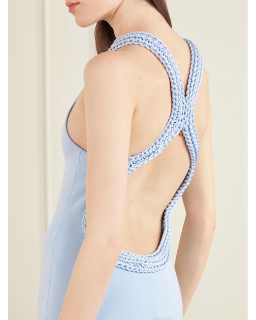 Cult Gaia White Cassidy Backless Dress