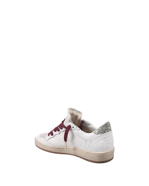 Golden Goose Deluxe Brand Pink Ball Star Glittered Sneakers