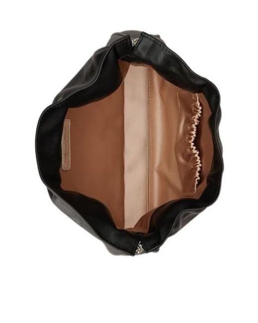 Roger Vivier Black Crystal-Buckle Chain Shoulder Bag