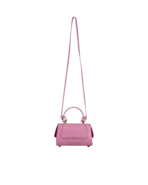 Ermanno Scervino Pink Flip Shoulder Bag
