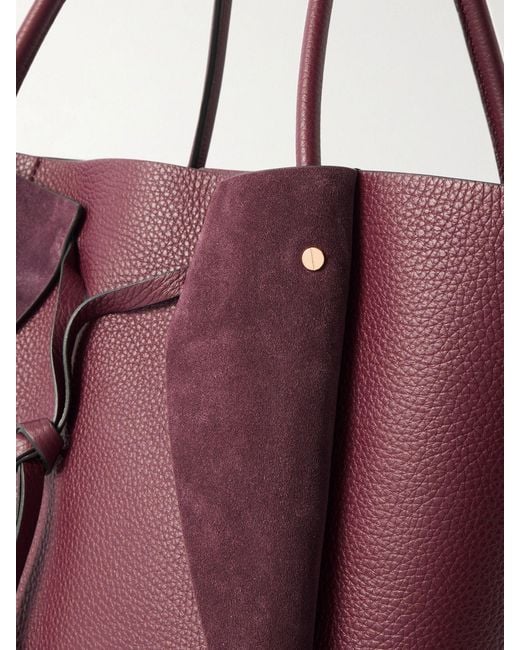Gabriela Hearst Purple Marija Tassel Shoulder Bag