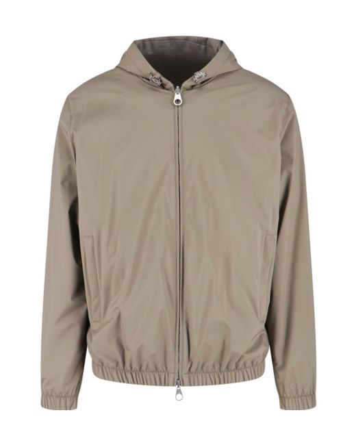 Loro Piana Gray Reversible Jacket for men