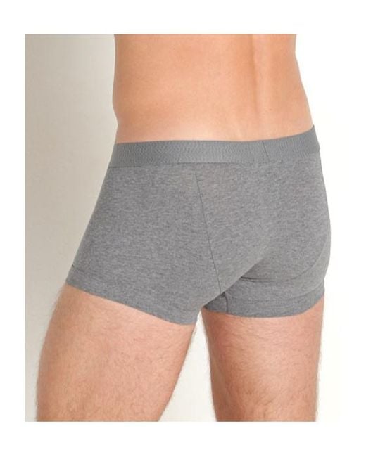 Emporio Armani Gray Elastic Waist Underwear for men