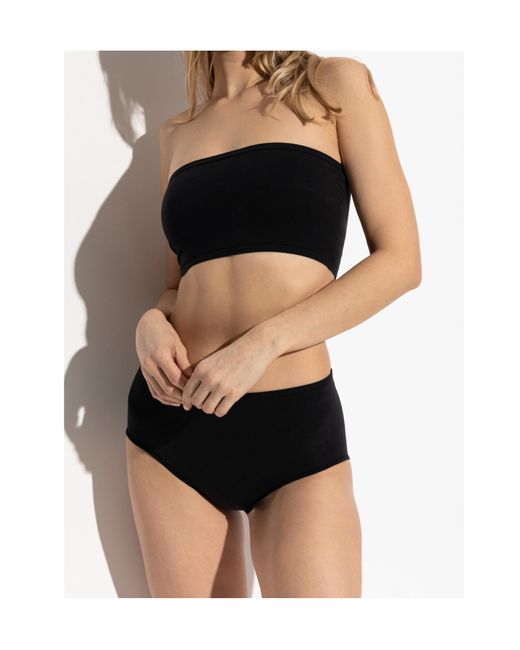 Alaïa Black Alaïa Second-Skin Knit Lingerie Set