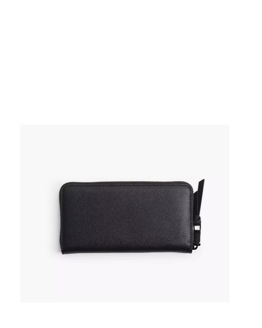 Marc Jacobs Blue The Continental Zip-Up Wallet