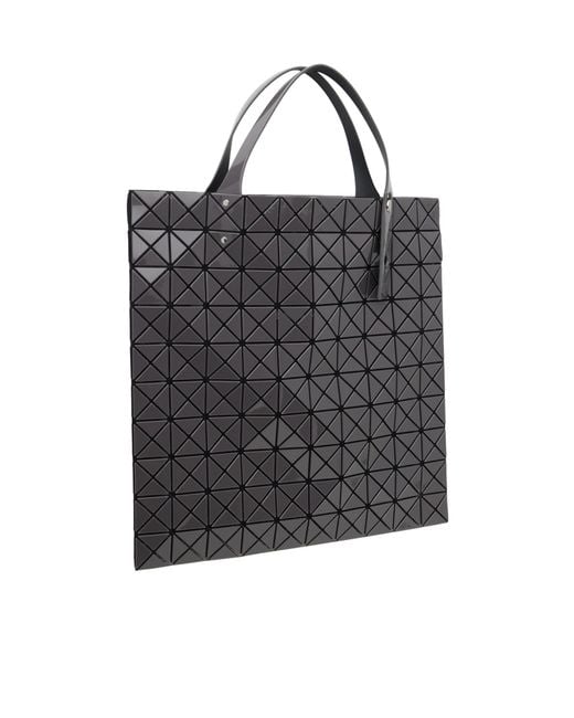 Issey Miyake Black Lucent Geometric Tote Bag