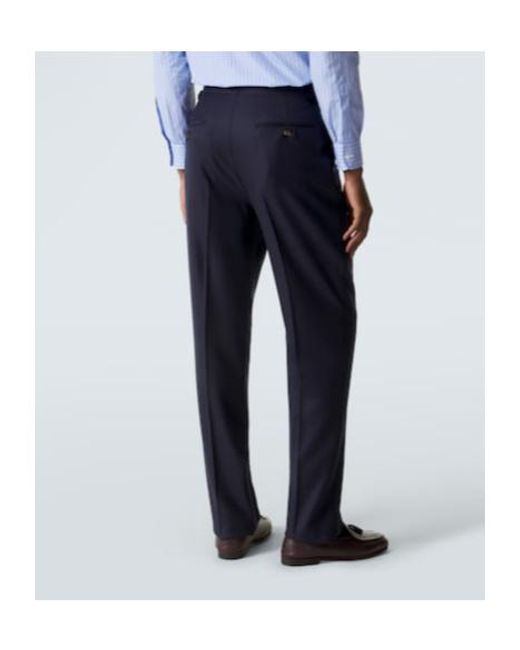 Dunhill Blue Wool Slim Pants for men