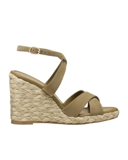 Stuart Weitzman Metallic Alyssa Wedge