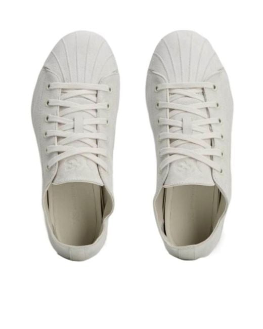 Y-3 White Nizzastar Low-Top Sneakers for men