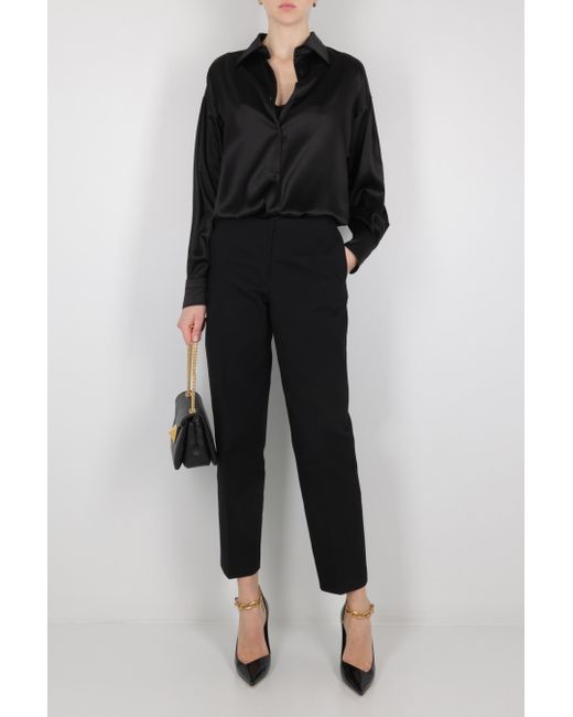 Tom Ford Black Pointed-Collar Button-Up Shirt