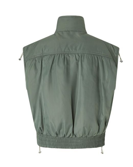 Pinko Green Angeles Technical Down Gilet