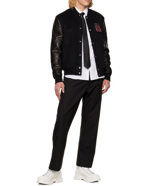 McQueen White Tread Slick Boots for men
